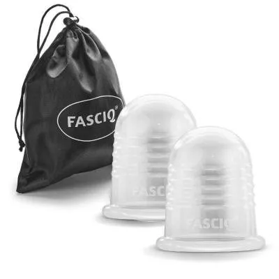 FASCIQ® - zestaw 2 dużych baniek silikonowych (2 x 7 cm)